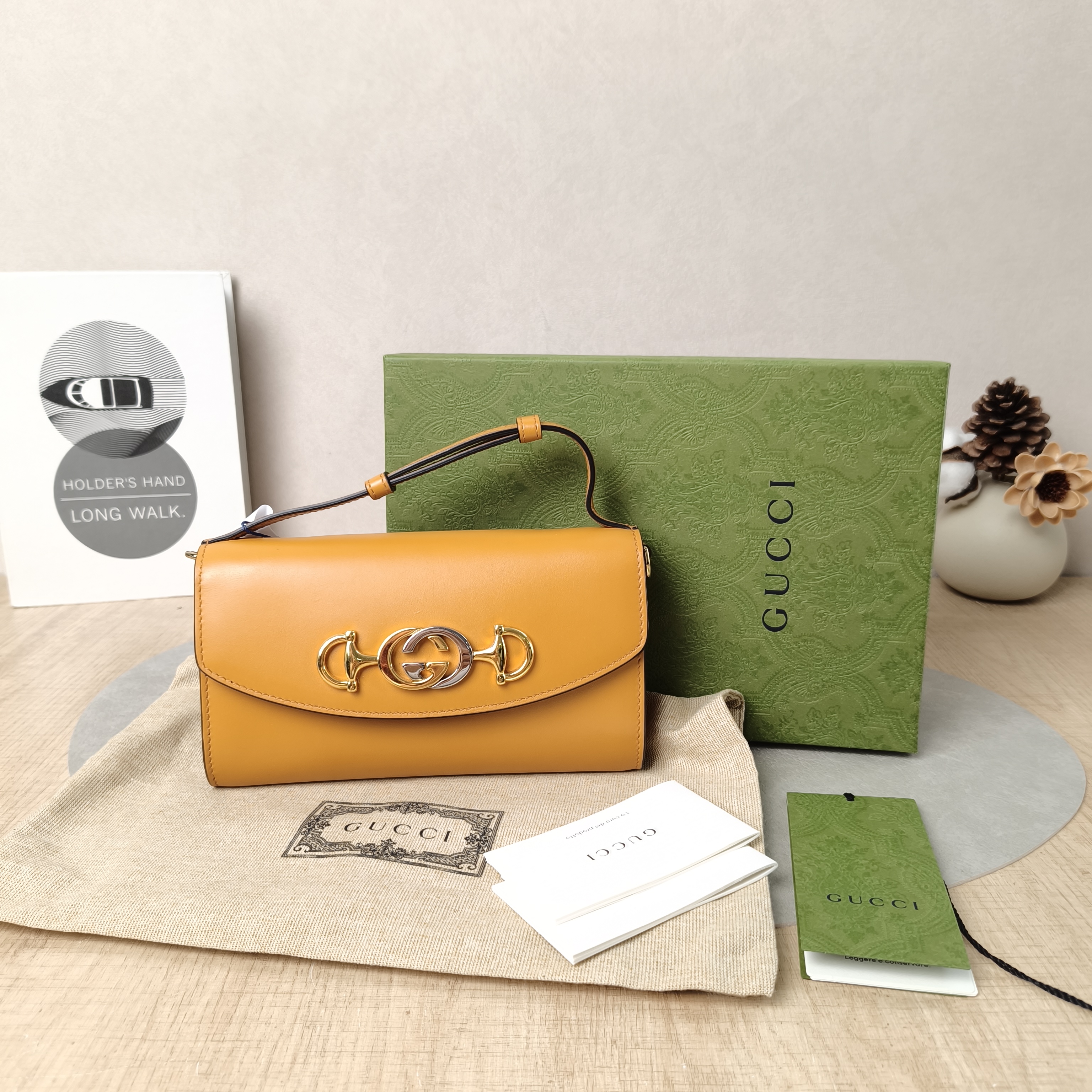 GUCCI Crossbody Bagzumi woc Yellow Calfskinmini19 × 5 × 11 cm — cover view 6 of 6