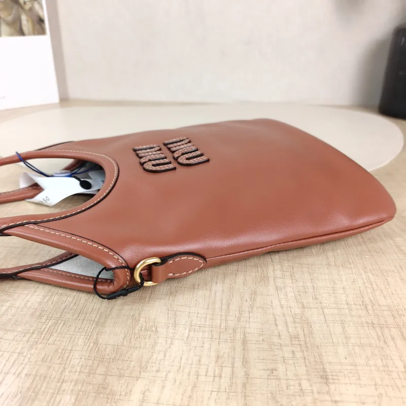 Miumiu Shoulder Bag IVY Tote Shopping Tote Calfskin Mini 20*24 — detail view 4 of 11