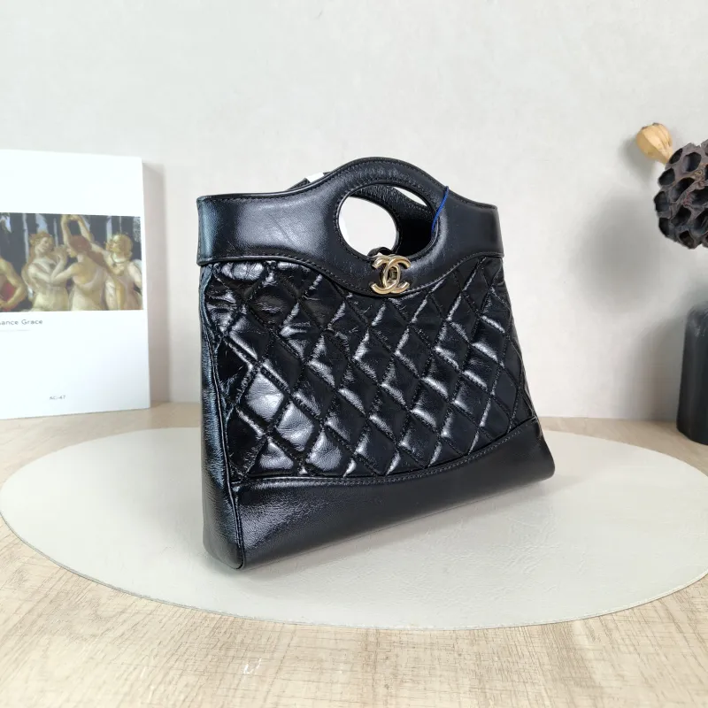 Chanel Crossbody Bag31Bag Black Waxed Leathermini23 × 5.5 × 22 cm — cover view 2 of 6