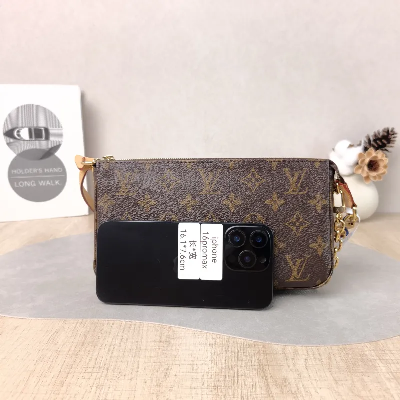 Louis Vuitton Shoulder Bag Pochette Accessoires Monogram PVC Large 23 × 4 × 13.5 cm — cover view 2 of 6