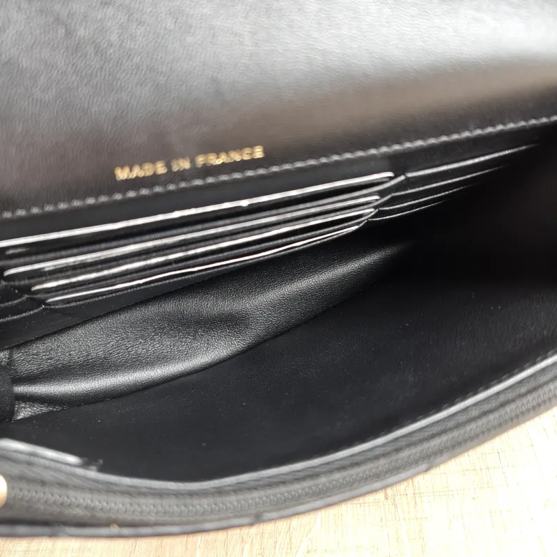 Chanel Backpack 25k Backpack Black Lambskin One Size 18.2 × 5 × 14 cm — detail view 12 of 12