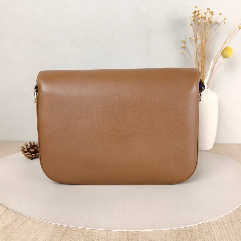 GUCCI Crossbody Bag Horsebit 1955 Horsebit Medium Caramel Calfskin Medium 25 × 8 × 18 cm — cover view 3 of 5