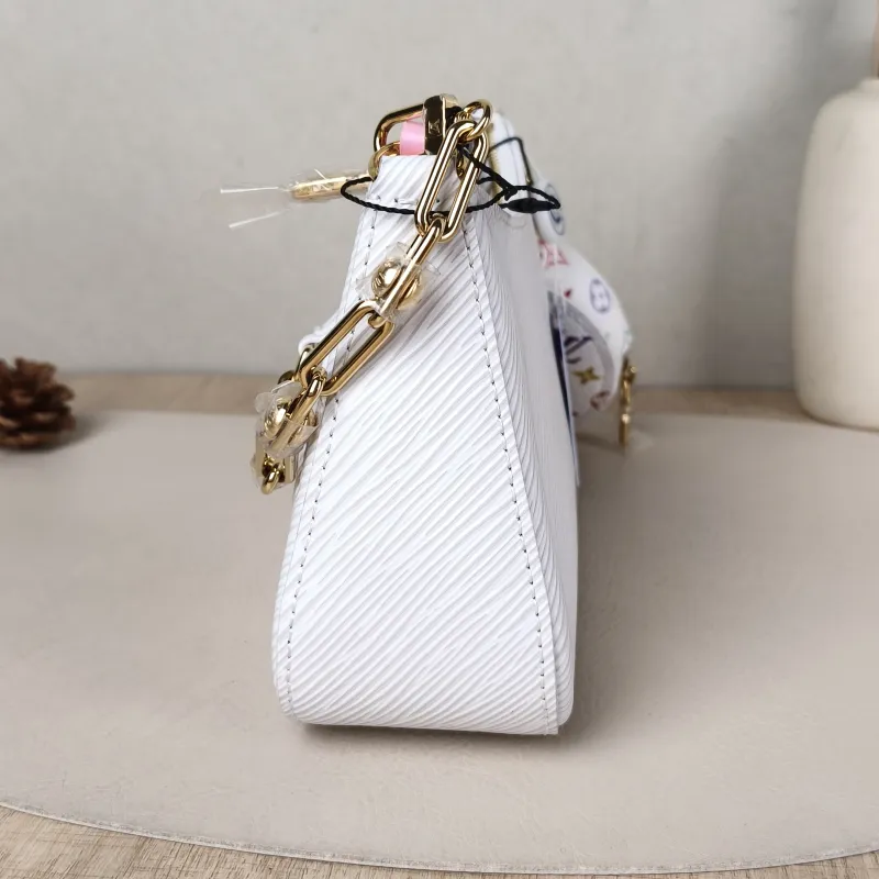 Louis Vuitton Shoulder Bag MARELLINI Multicolore Calfskin Mini 19 × 6.5 × 13.5 cm — detail view 7 of 13
