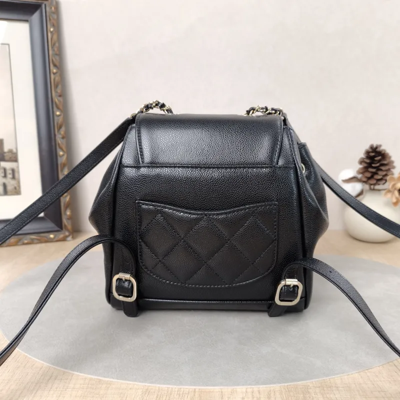 Chanel Backpackaffinity Backpack Black Grained Calfskin Small20 × 14 × 22 cm — cover view 6 of 6