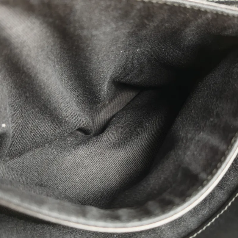 FERRAGAMO Shoulder Bag Black Calfskin 24.5 × 11.5 × 18 cm — detail view 11 of 13