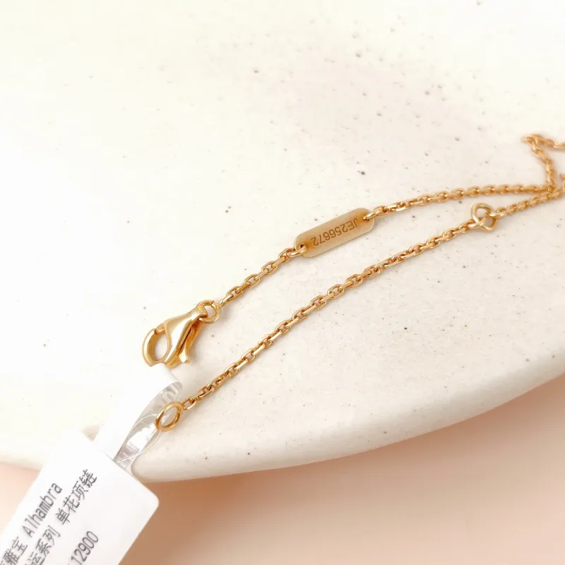 Van Cleef & Arpels Necklace Alhambra Alhambra Collection Necklace 18KY ellow Gold Vintage Small 45cm โ cover view 2 of 12