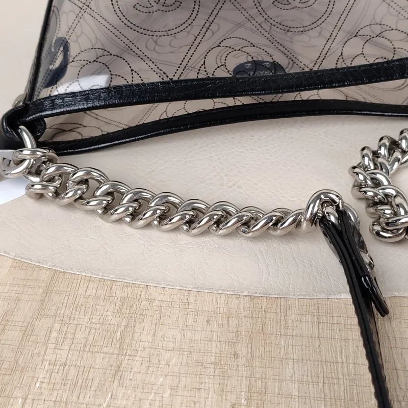 Chanel Shoulder Bag Bucket Bag Black PVC 15.5 × 14.5 × 18 cm 25 — detail view 10 of 10
