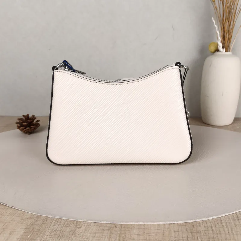 Louis Vuitton Shoulder Bag MARELLINI White Epi Embossed Calfskin Mini 19 × 6.5 × 13.5 cm — cover view 2 of 5