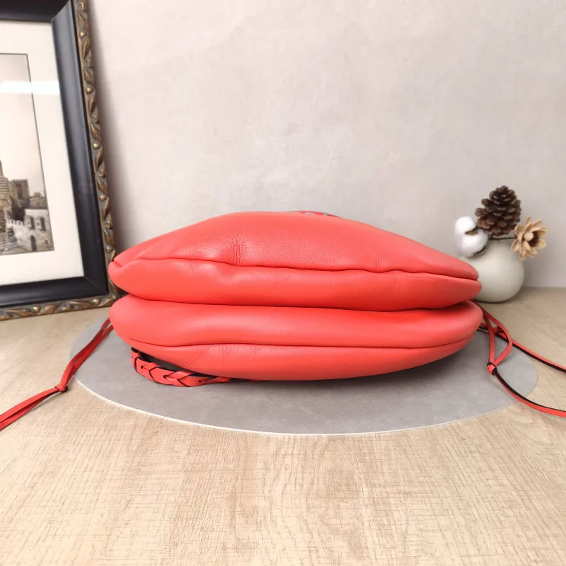 LOEWE Crossbody Bag Crossbody Bag Red Calfskin One Size34 × 9.5 × 28 cm — cover view 2 of 5