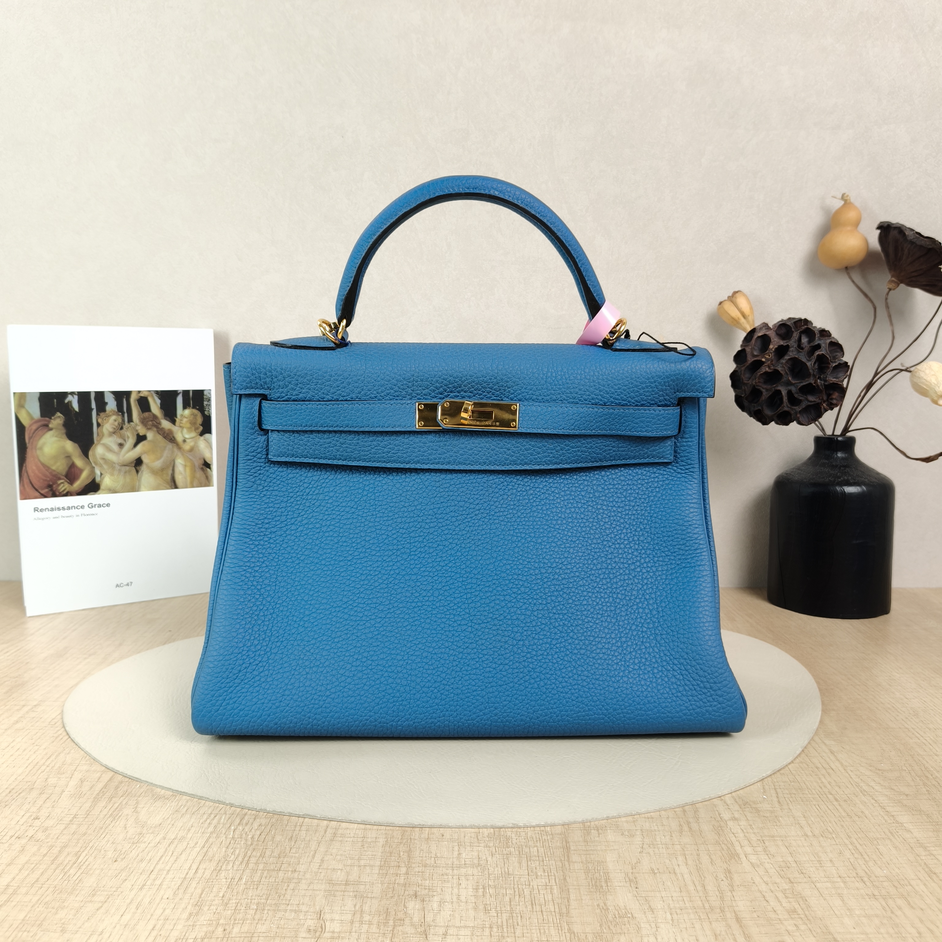 Hermès Shoulder Bag Kelly 32 Gold-Tone Hardware7C Togo Calfskin Large32 × 11 × 23 cm