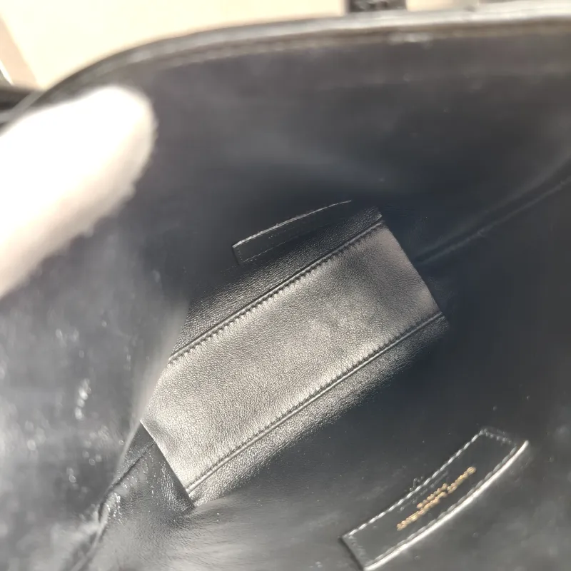 SAINT LAURENT Shoulder Bag SHOPPING Shopping Tote Black Embossed Calfskinmini18 × 8 × 17 cm — detail view 11 of 13
