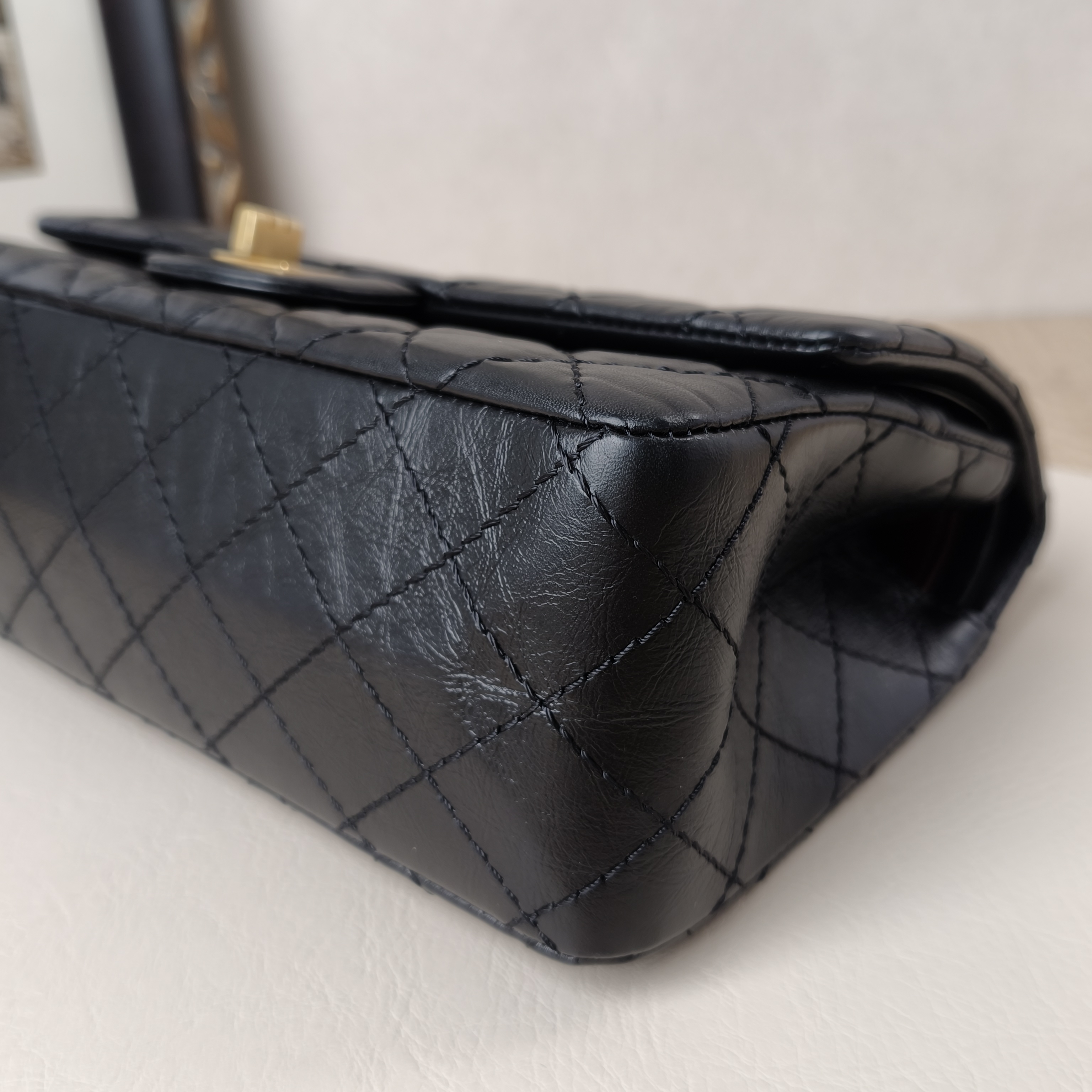 Chanel Shoulder Bag2.55Black Calfskin Small24 × 7.5 × 16 cm — cover view 8 of 9