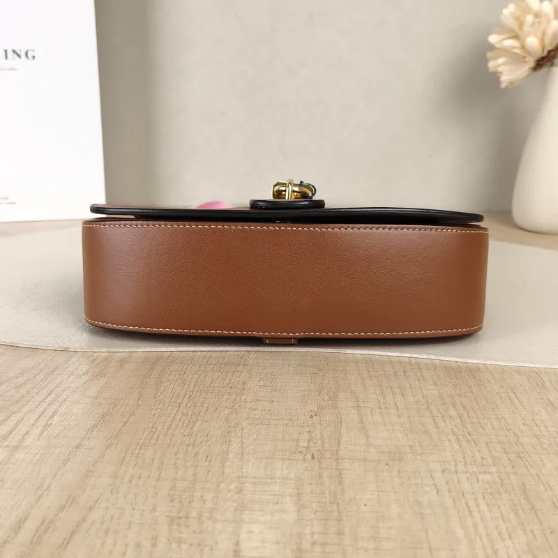 CELINE Crossbody Bag TABOU Brown Calfskinmini18 × 5 × 8 cm — cover view 2 of 5