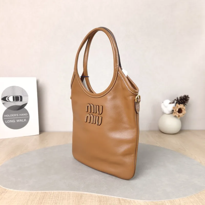 Miumiu Shoulder Bag IVY Tote Shopping Tote CC alfskin Mini 20*24 — cover view 6 of 6