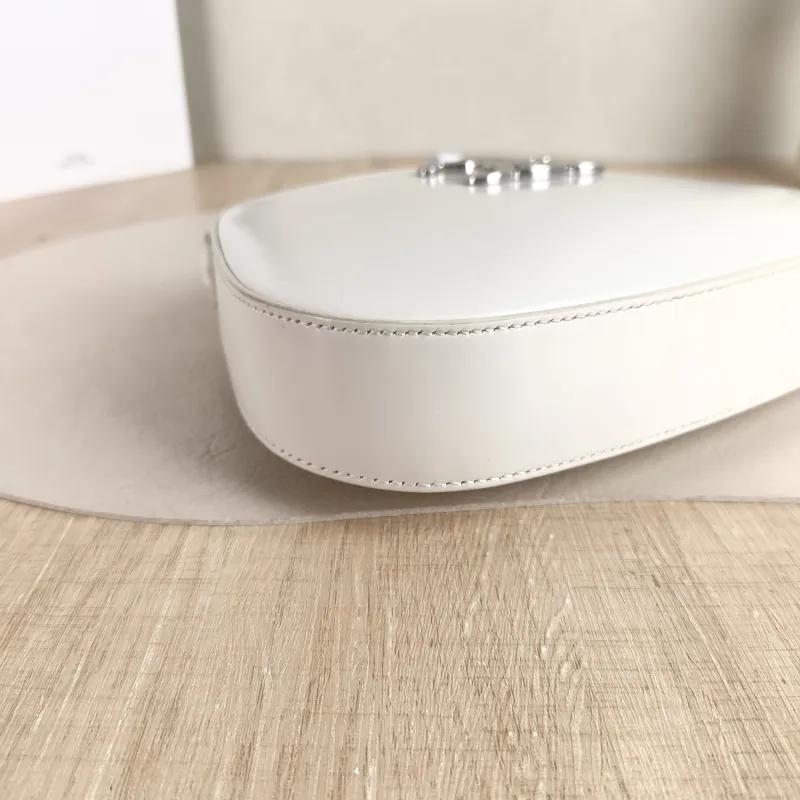 CELINE Shoulder Bag tilly White Calfskin Medium 22 × 4 × 13.5 cm — detail view 7 of 10