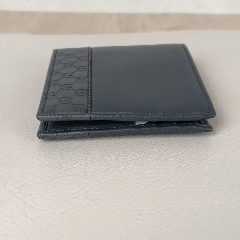 GUCCI Wallet Wallet Grey Calfskin One Size11 × 1 × 9 cm — detail view 1 of 12