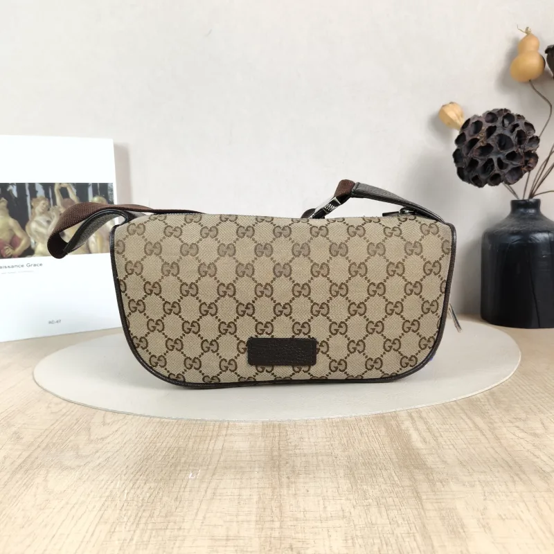 GUCCI Belt Bag Belt Bag Monogram Canvas One Size26 × 12 × 11 cm
