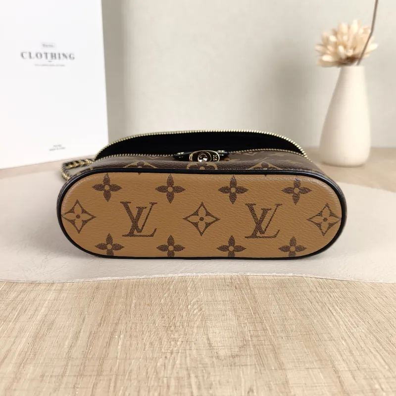 Louis Vuitton Shoulder Bag VANITY Cosmetic Bag Monogram PVC Small 19 × 6 × 13 cm — cover view 3 of 5