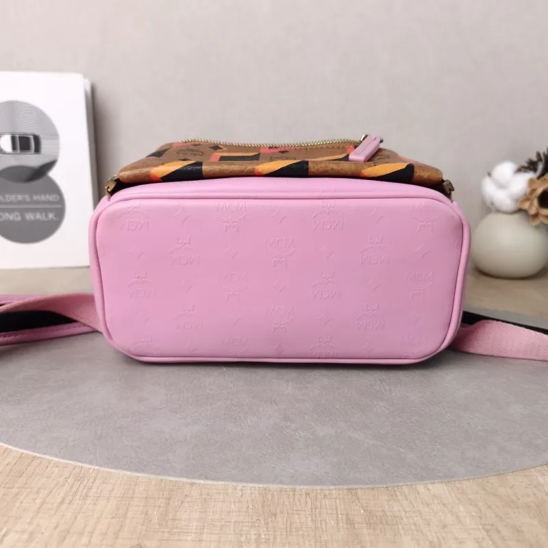 MCM Backpack Backpack Pink PVC One Size21 × 10 × 26 cm — cover view 2 of 5