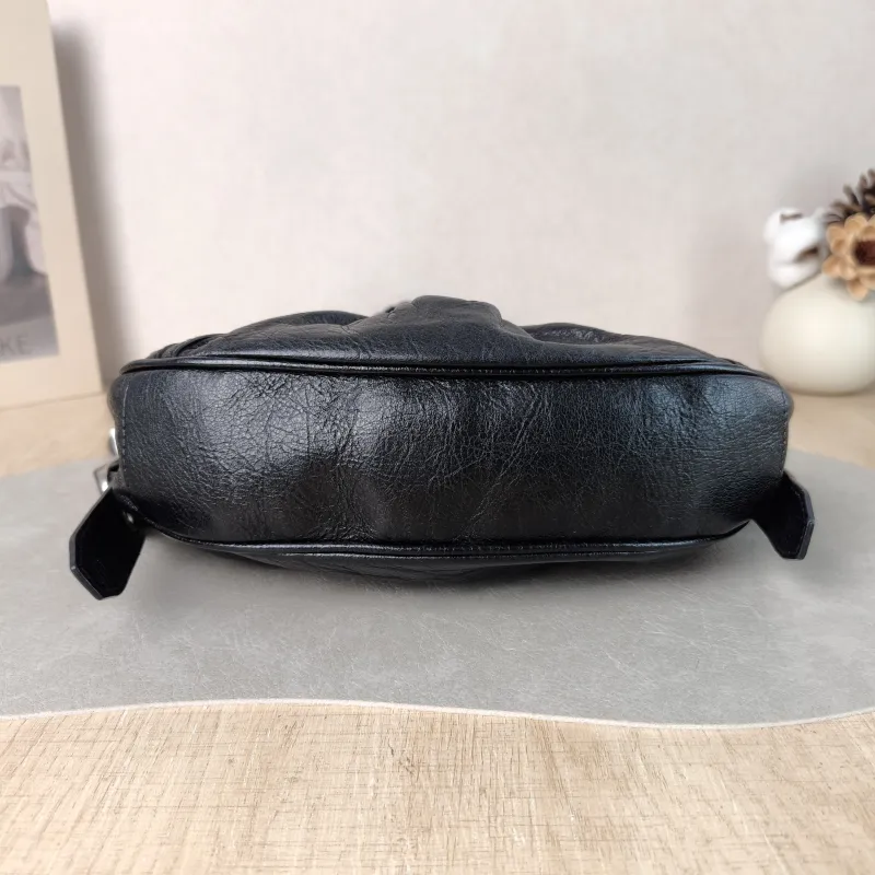 BALENCIAGA Crossbody Bag LE CAGOLE Black Lambskin XS 26 × 7 × 16 cm — cover view 5 of 6