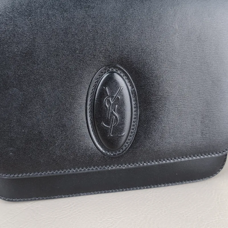SAINT LAURENT Shoulder Bag Shoulder Bag Black Calfskin 18.6 × 6 × 16 cm — detail view 13 of 13