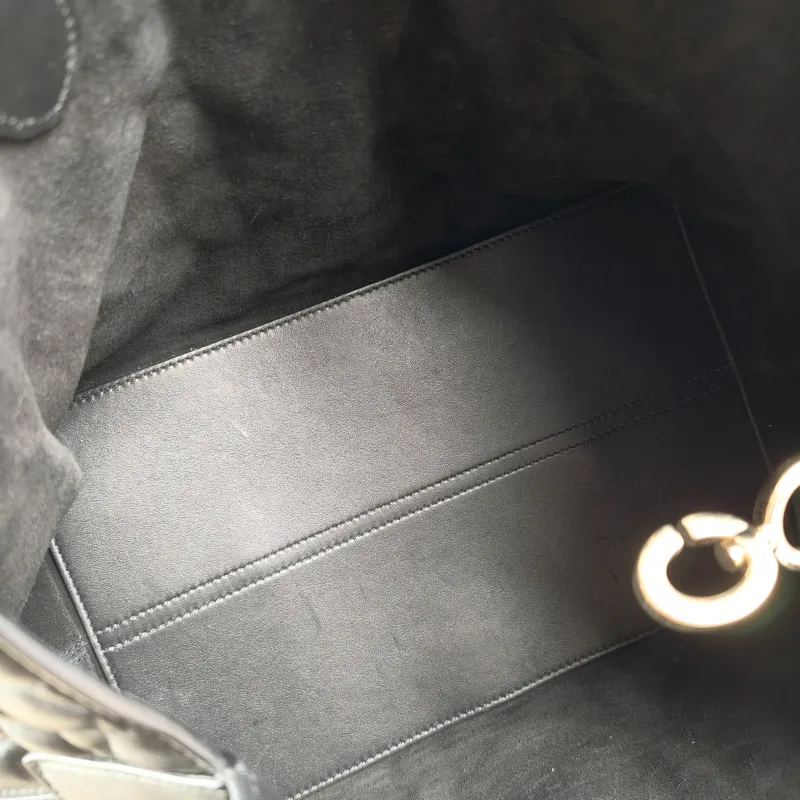DIOR Top Handle Bag TOUJOURS Black Calfskin Medium28.5 × 17 × 21.5 cm — detail view 5 of 13