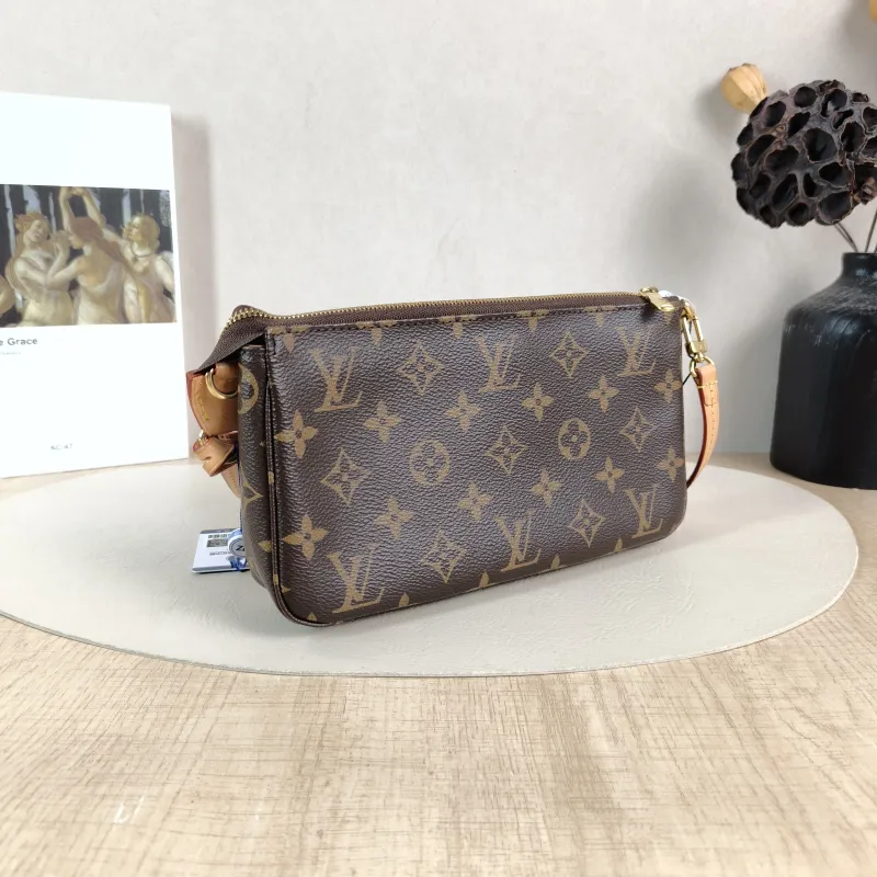 Louis Vuitton Shoulder Bag Pochette Accessoires Two Straps Monogram PVC Large 23.5 × 4 × 13.5 cm — cover view 5 of 5