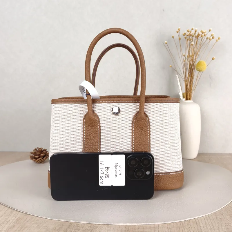Hermès Top Handle Bag Neo Garden 23 Mini Canvas mini23 × 10 × 16 cm — cover view 5 of 5