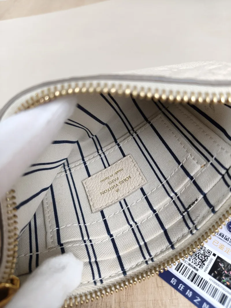 Louis Vuitton Top Handle Bag Top Handle Bag White Calfskin One Size18*11 — detail view 10 of 11