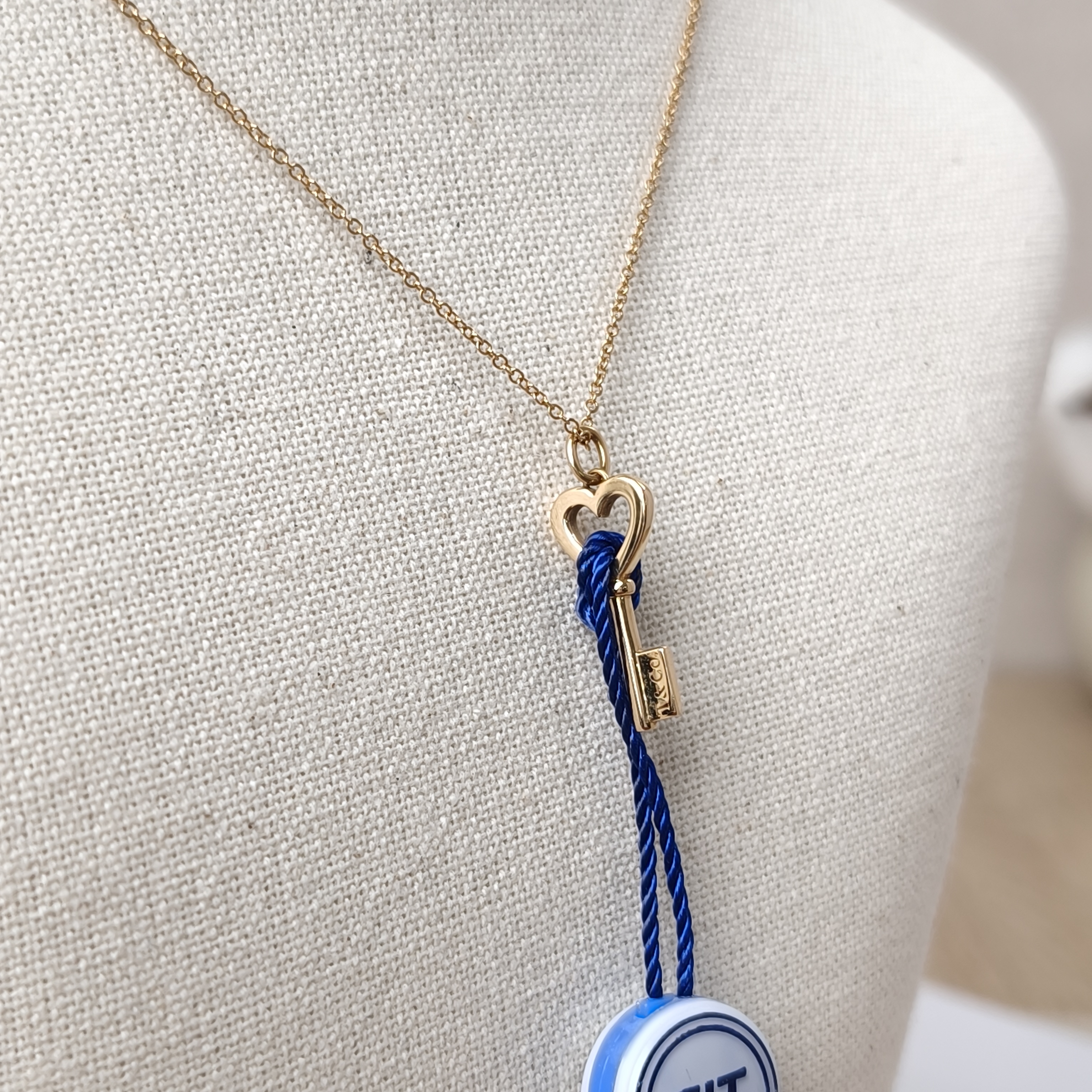 Tiffany&Co. Necklace Keys Collection Necklace Pendant Gold18k 18㎜ 40㎝ — cover view 11 of 11