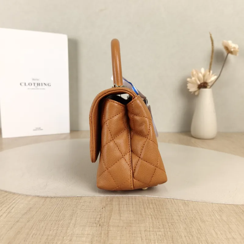 Chanel Crossbody Bag Coco Handle​ Grained Calfskinmini19 × 9 × 13 cm — detail view 9 of 12