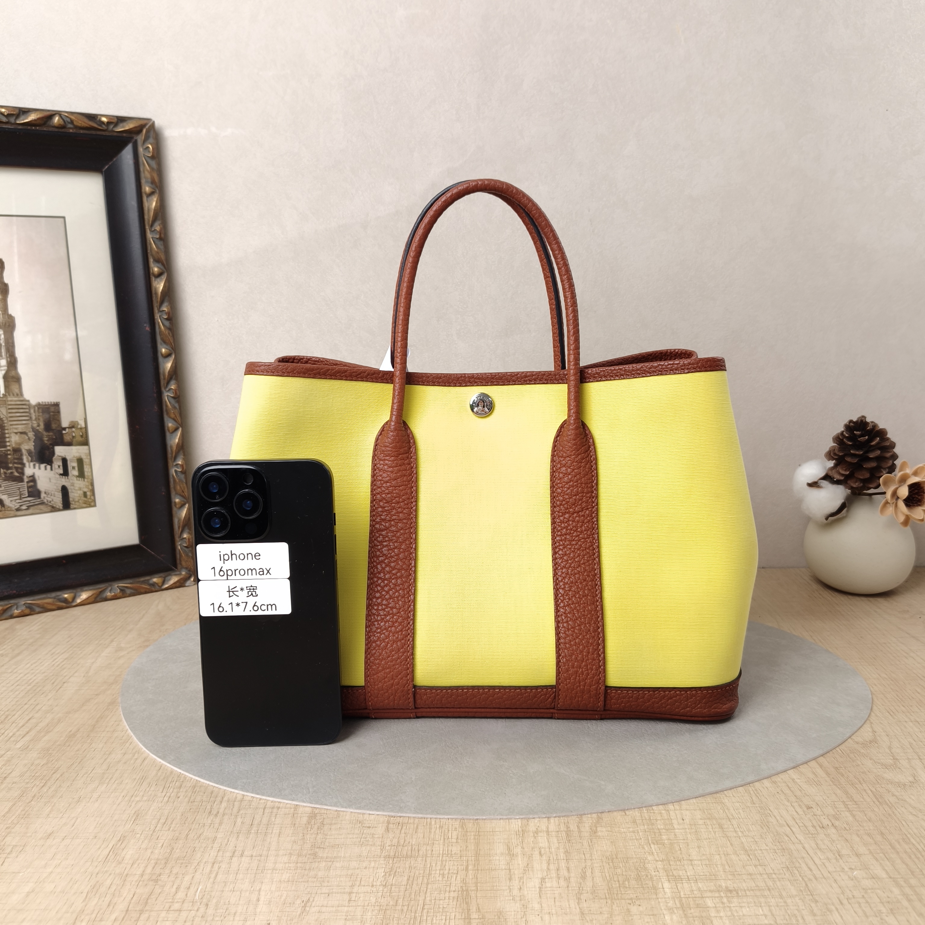 Hermès Top Handle Bag Garden Party 30 30 — cover view 4 of 5