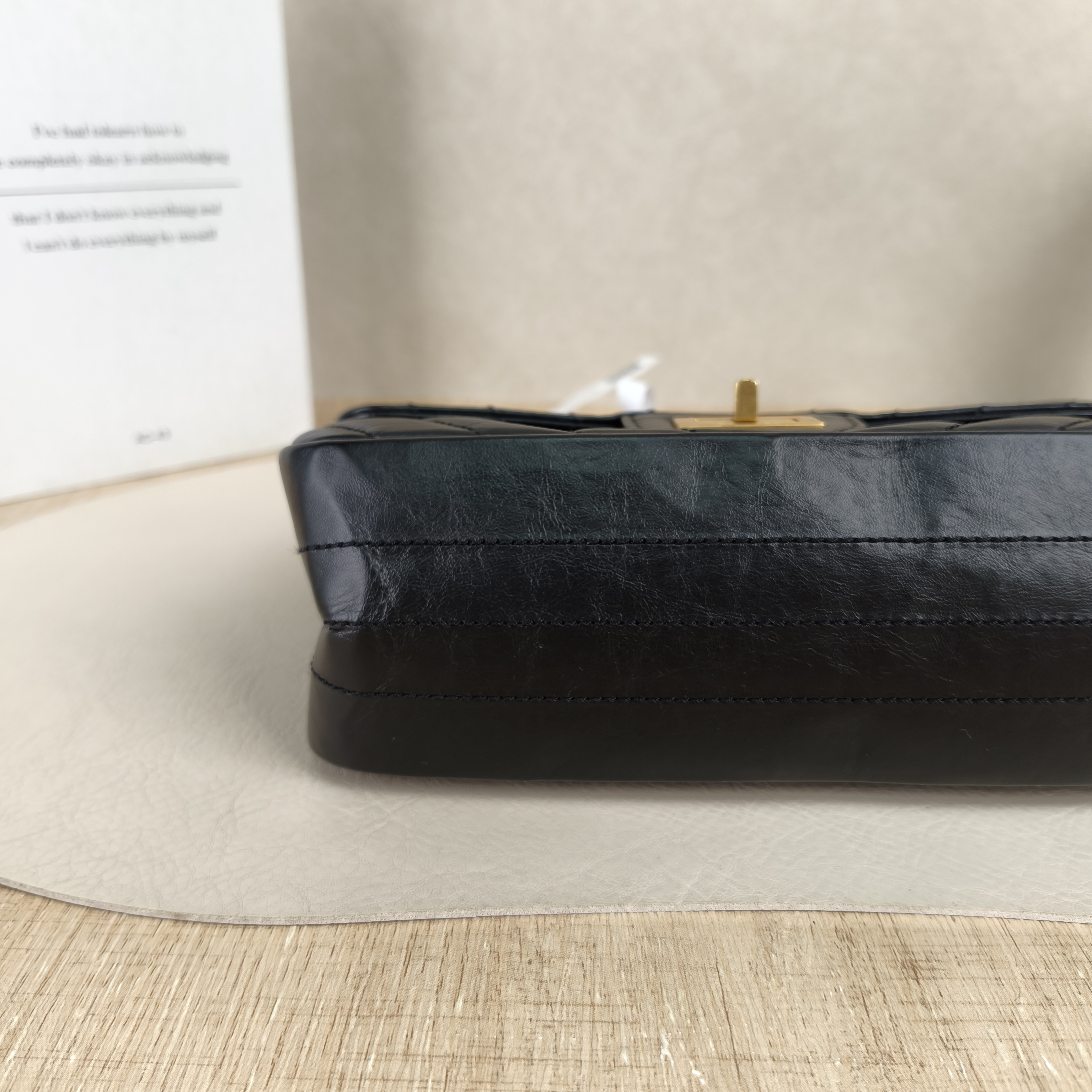 Chanel V 2.55mini Black Calfskin Microchip Edition · 20 × 6 × 15.5 cm — cover view 2 of 8