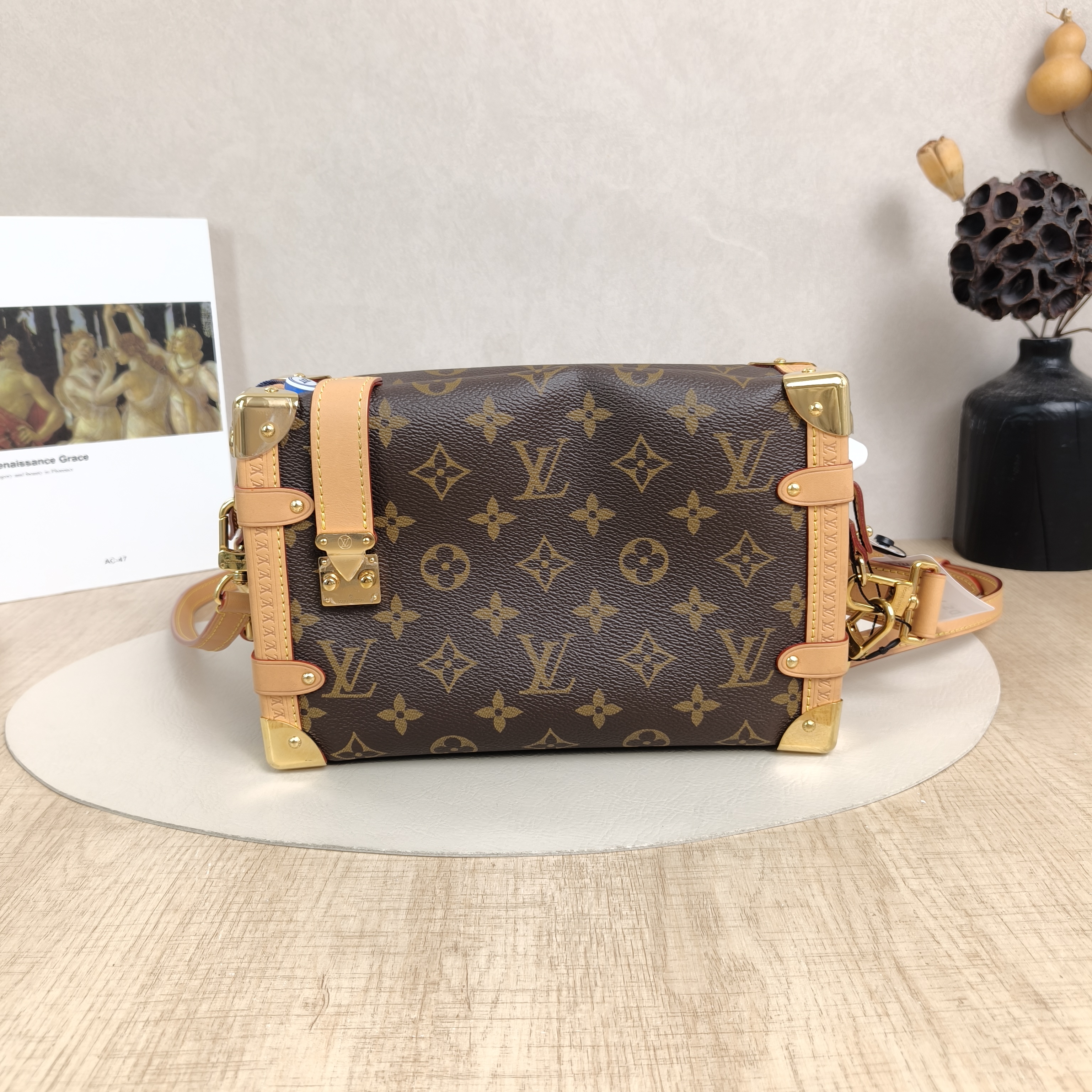 Louis Vuitton Crossbody Bag Side Trunk Box Monogram PVC Medium23.5 × 8.5 × 16 cm