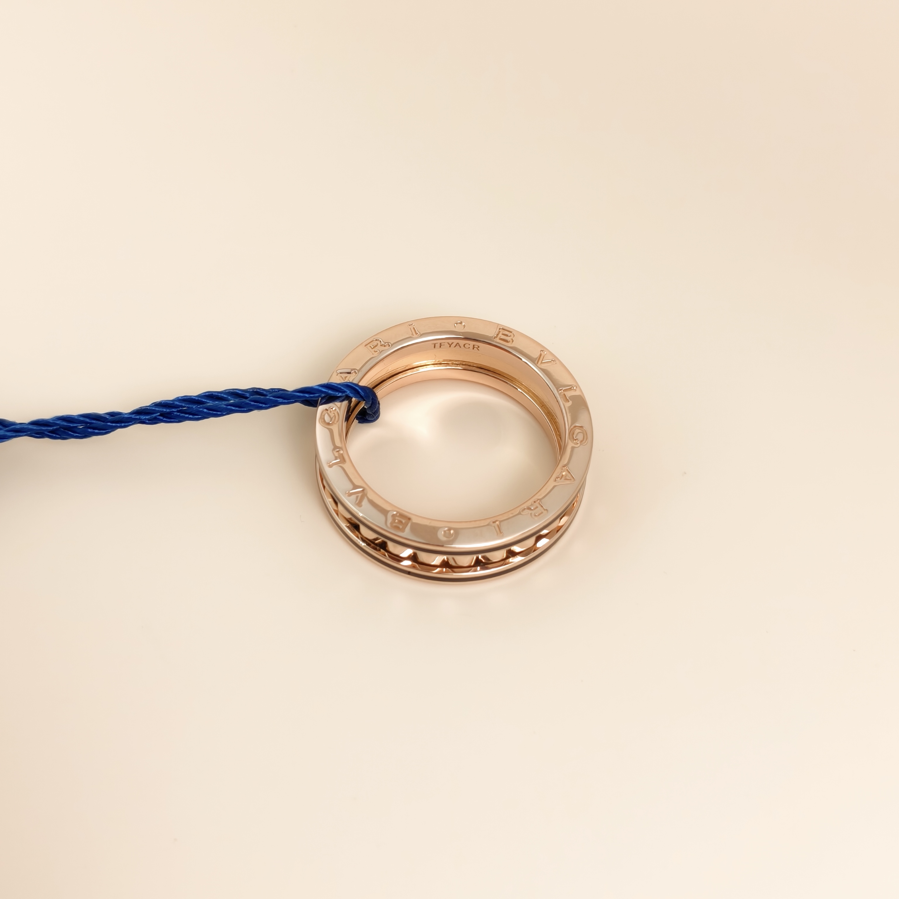 Bvlgari Ring B.zero1 Rock Collection Ring Rose Gold 18KR ose Gold One Size61 — cover view 2 of 7