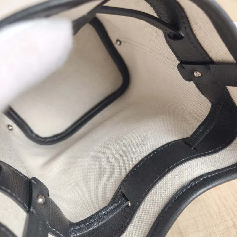 GOYARD Crossbody Bag Petit Flot Black ine Canvas Mini 12 × 10 × 17.5 cm — detail view 5 of 11