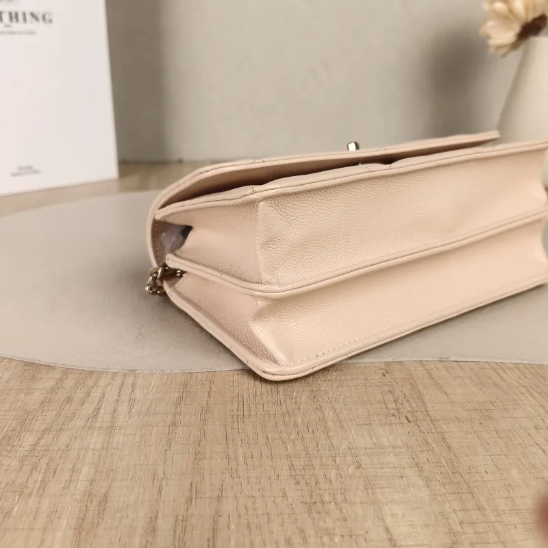 Chanel Crossbody Bag Edition woc Beige Calfskinmini19.2 × 7 × 12.3 cm — detail view 15 of 15