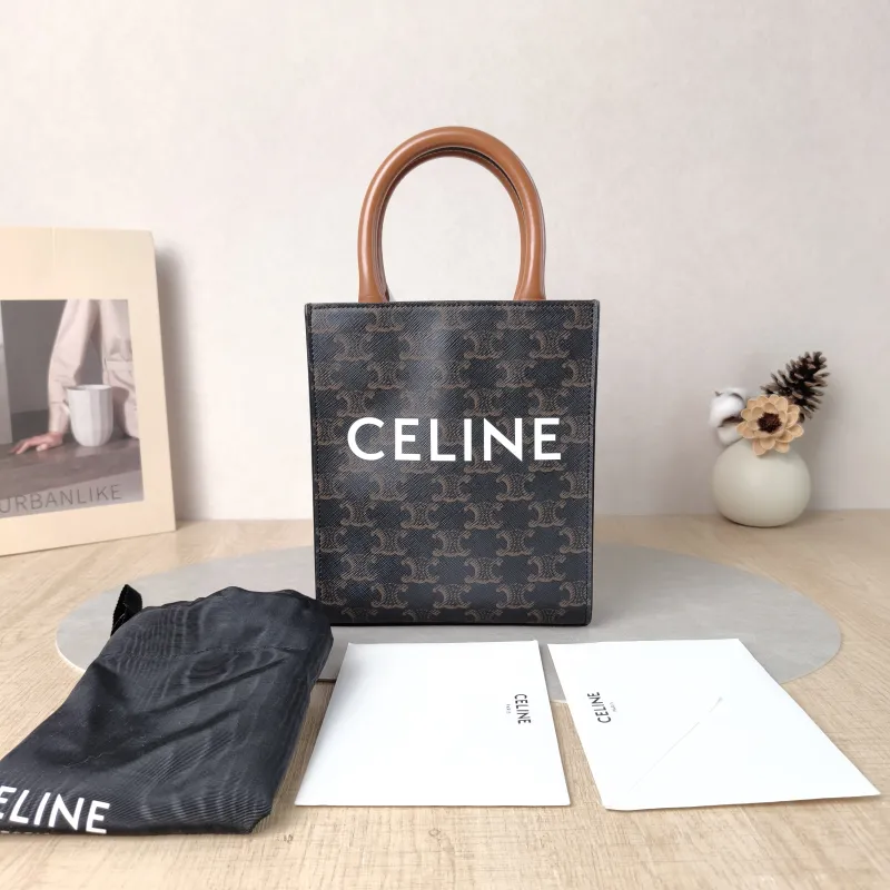 CELINE Crossbody Bag CABAS Mini Monogram PVC Mini 17 × 4 × 20.5 cm — cover view 3 of 6