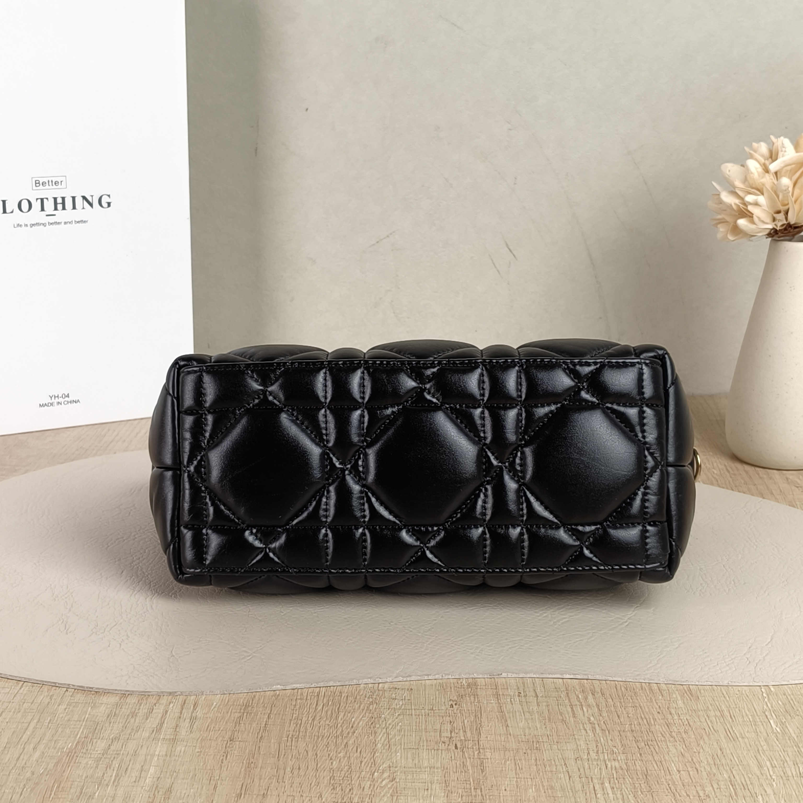 DIOR Top Handle Bag Travel Nomad Black Calfskin Medium22 × 9.5 × 13 cm — cover view 2 of 5