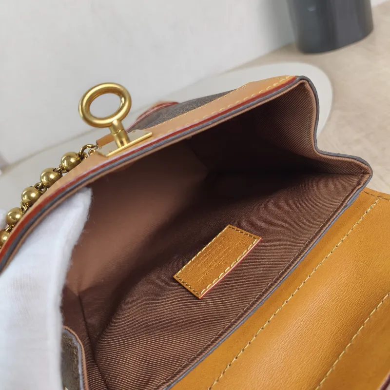 Louis Vuitton Crossbody Bag Steamer 15 Shoulder Bag Brown PVC · Calfskin One Size 16.5 × 8.5 × 20 cm — detail view 4 of 11