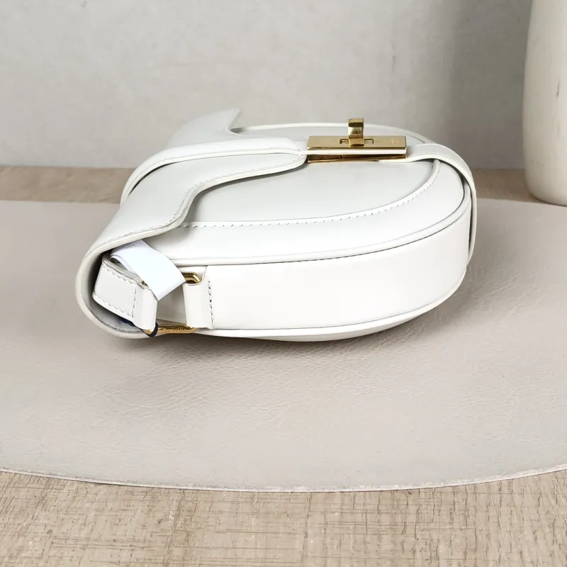 CELINE Crossbody Bag Besace 16 White Calfskin Small19 × 6 × 17 cm — detail view 1 of 11
