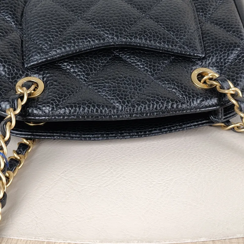 Chanel Crossbody Bag24k Bowling Bag Black Grained Calfskin One Size21 × 9 × 14 cm — detail view 7 of 11