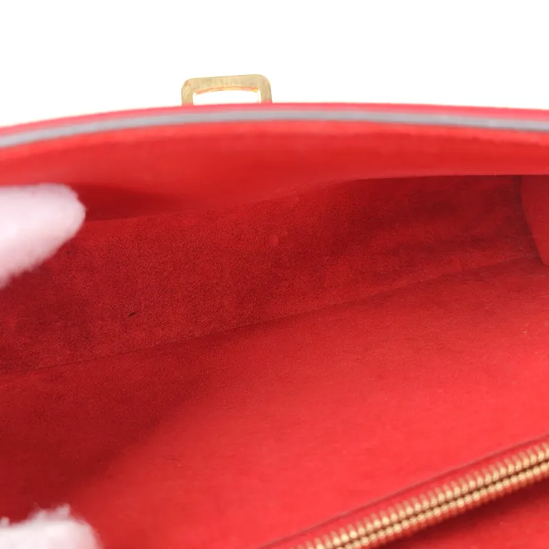Louis Vuitton Crossbody Bag VICTOIRE Red PVC · Calfskin One Size 27 × 10 × 17 cm — detail view 4 of 10