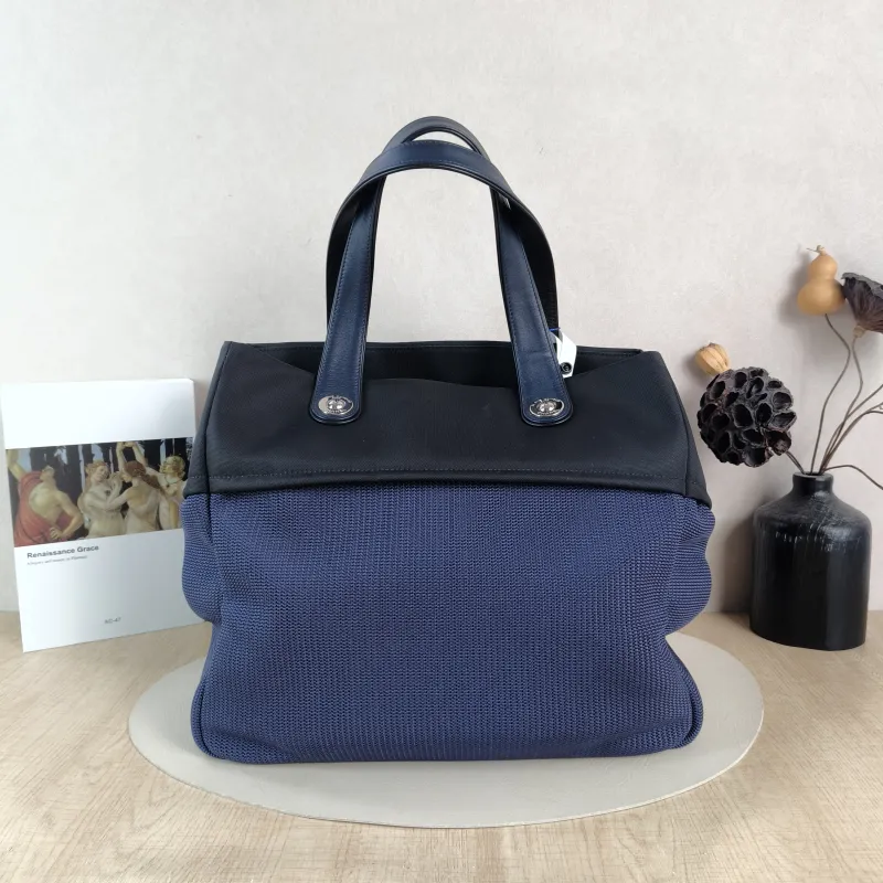 Chanel Top Handle Bag Top Handle Bag Blue Black One Size 34 × 16 × 31 cm 17 — cover view 3 of 5