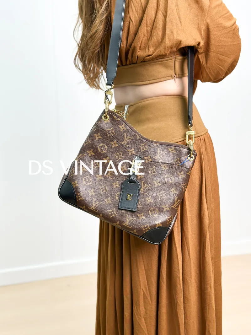 Louis Vuitton Crossbody Bag ODEON Monogram PVC Small 24 × 8 × 22 cm — on-model view 2 of 3