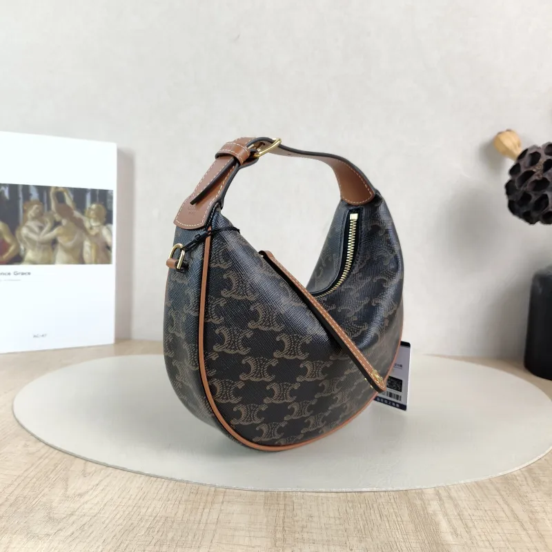 CELINE Crossbody Bag TEEN LULU hobo Monogram PVC Small 21 × 5 × 24 cm — cover view 2 of 6