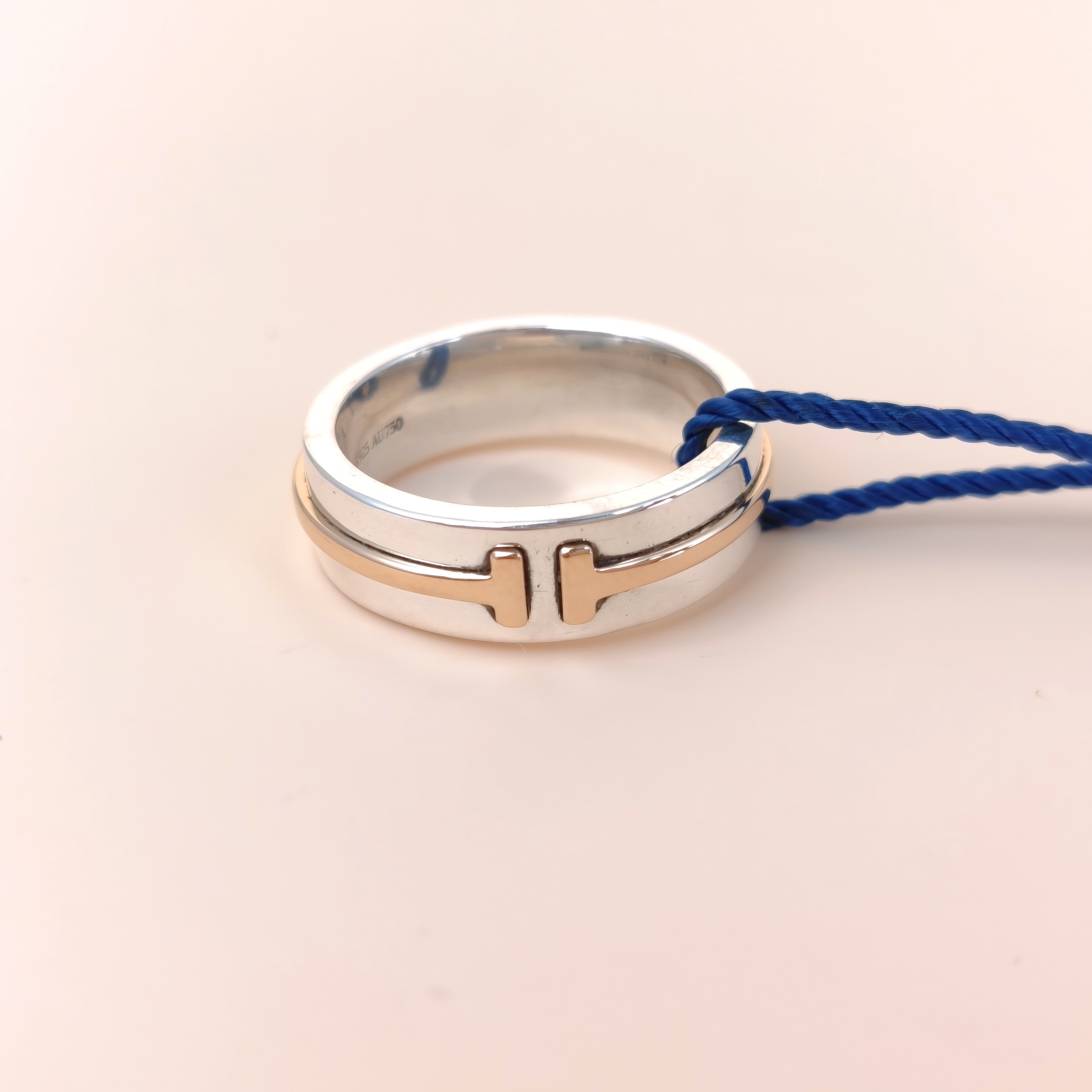 Tiffany&Co. Ring T Collection Ring Gold · Silver18k 925 One Size51