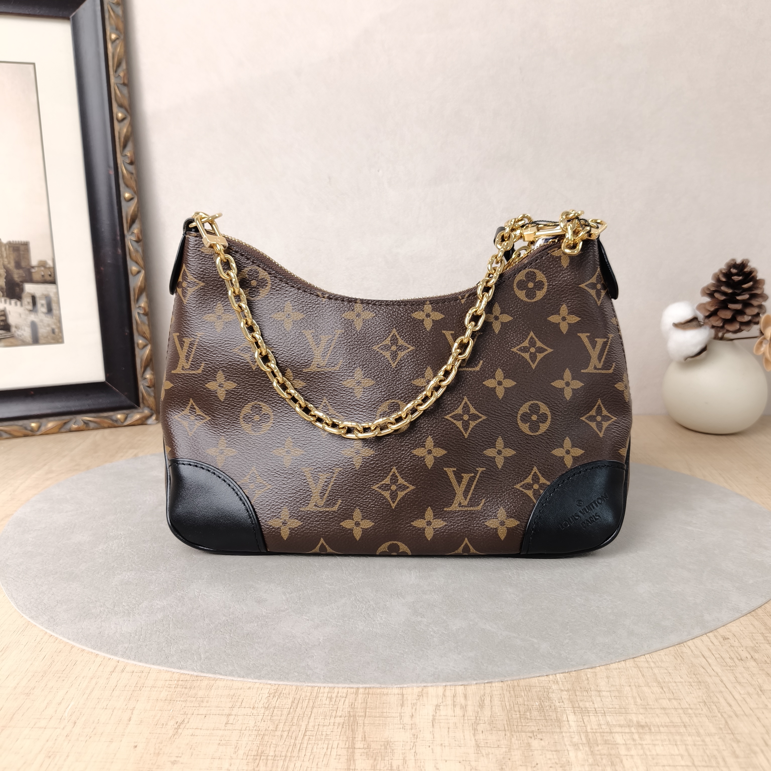 Louis Vuitton Crossbody Bag Boulogne Monogram PVC Small26 × 9.5 × 16 cm