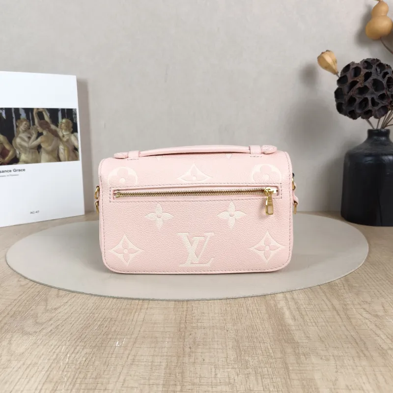 Louis Vuitton Crossbody Bag Pochette Métis East West Empreinte Embossed Calfskin Monogram Small21.5 × 6 × 13.5 cm — cover view 5 of 5
