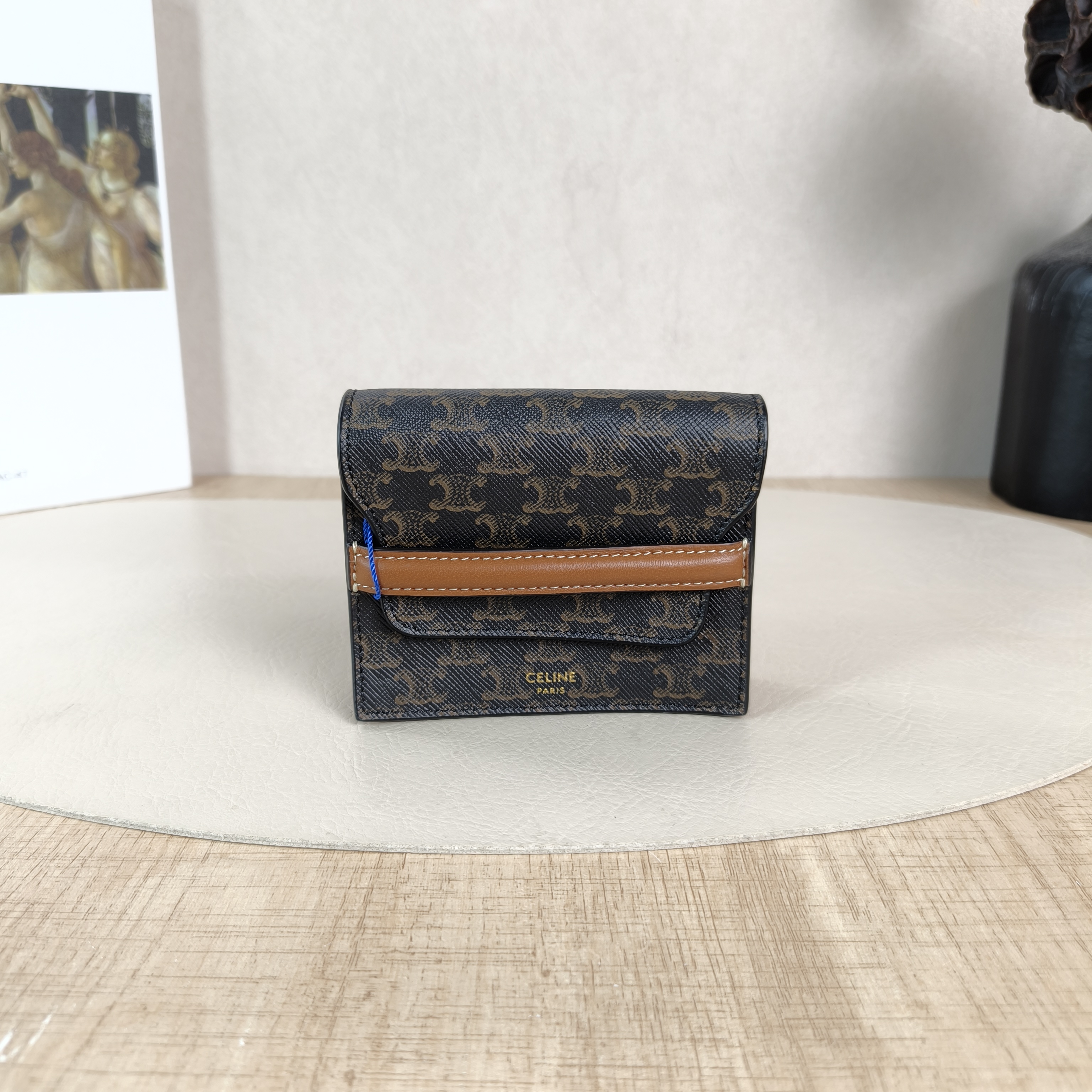 CELINE Wallet Edition Wallet Monogram PVC One Size10.5 × 3 × 8.5 cm